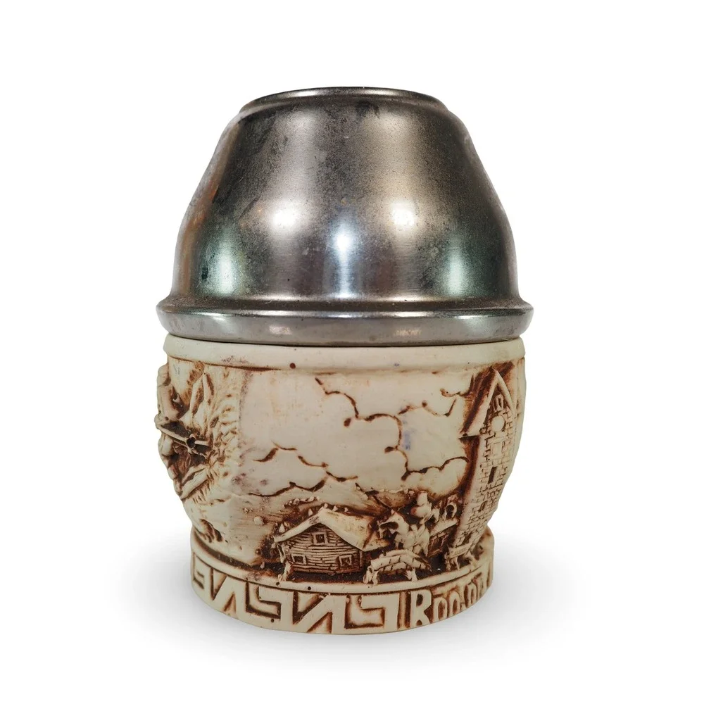 San Carlos de Bariloche Yerba Mate Gourd Set Argentine Souvenir‎